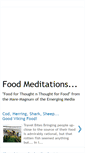 Mobile Screenshot of foodmeditation.net